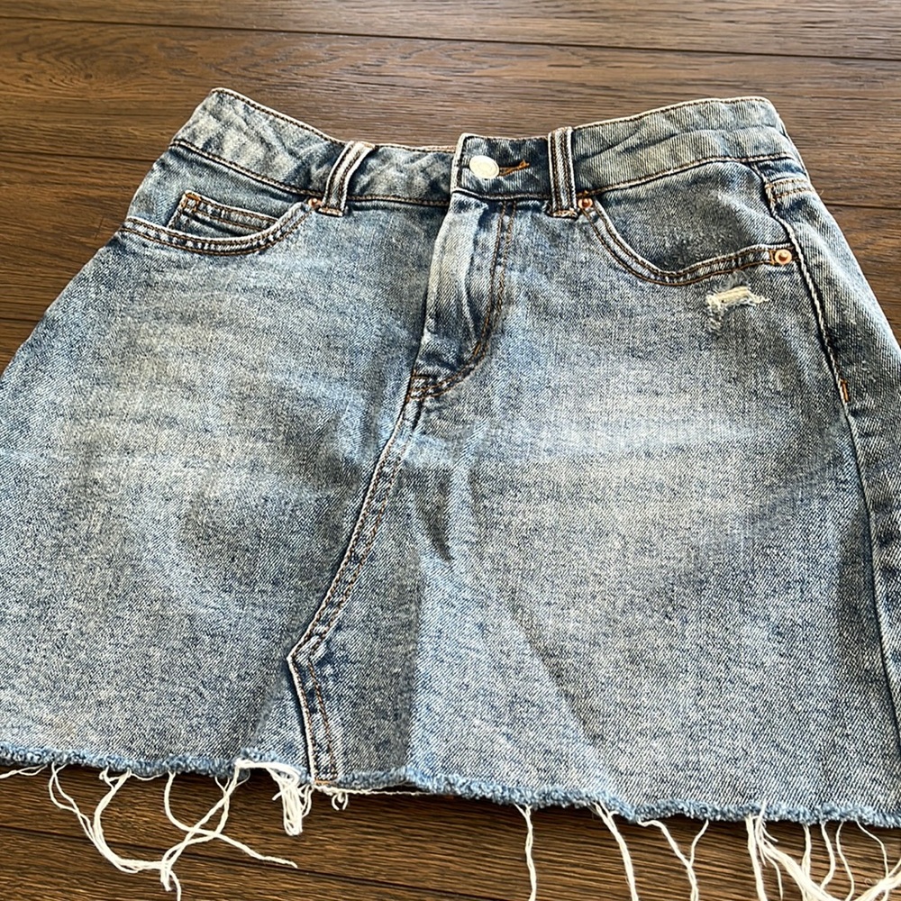 jean skirt